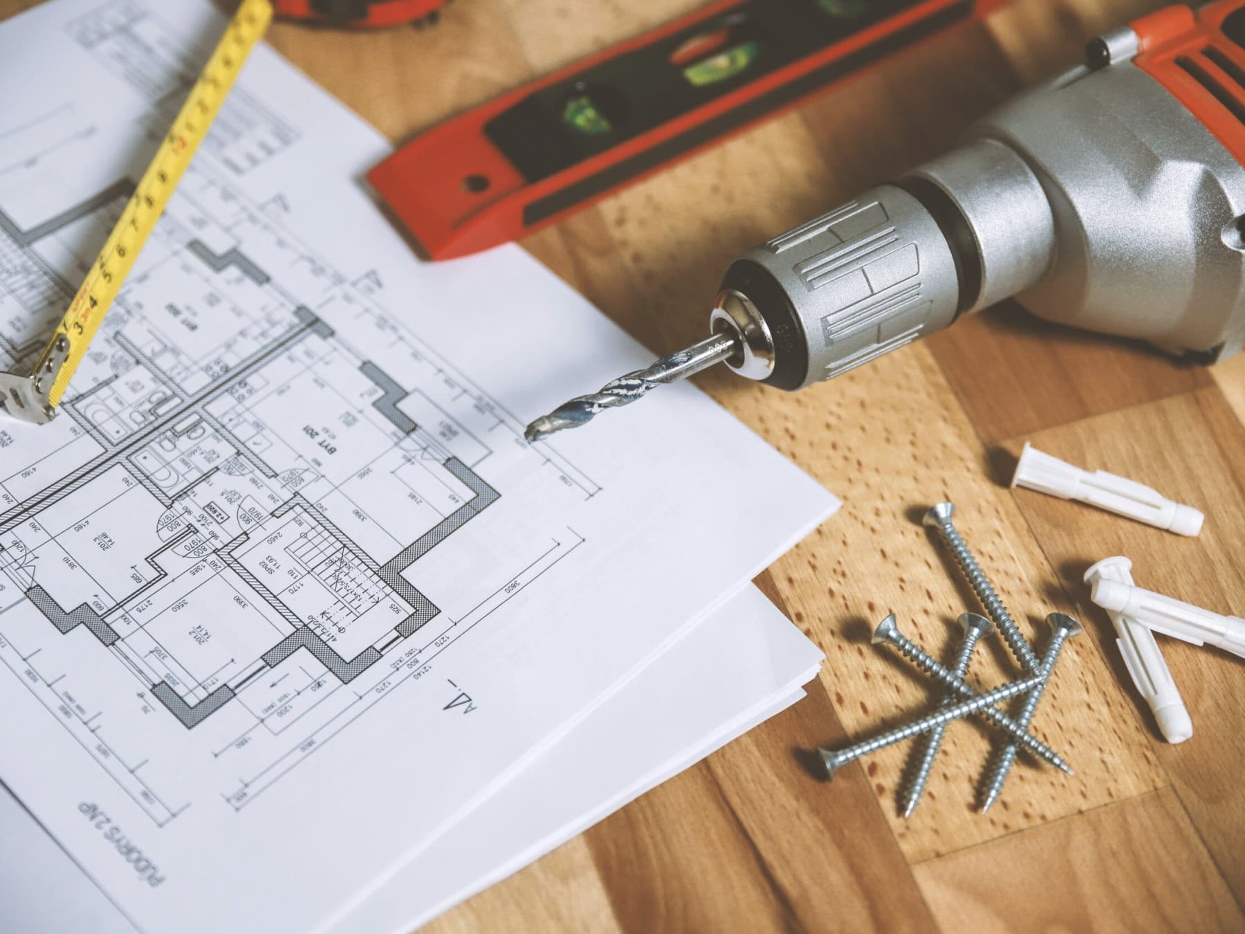 Plans et perceuse