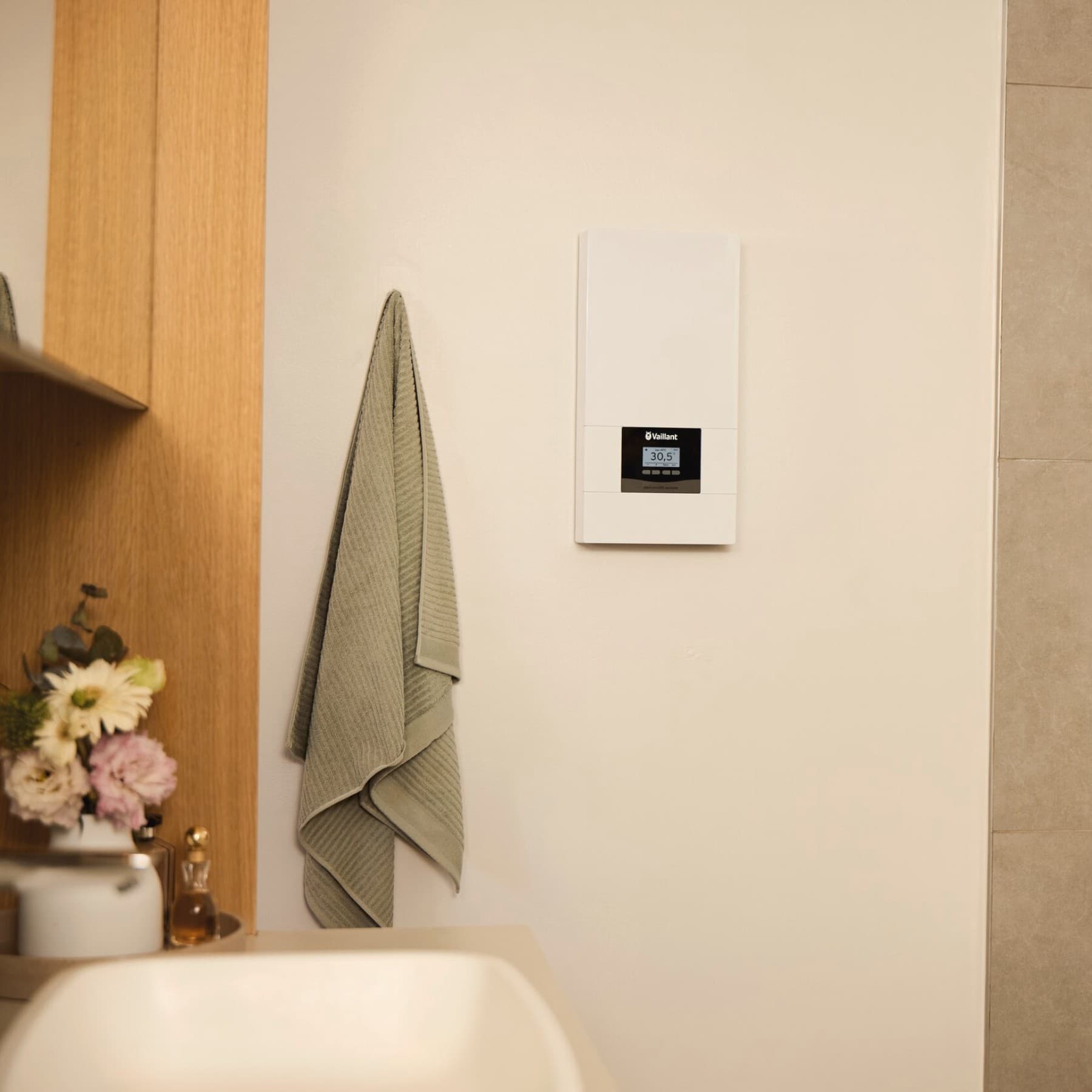 electronicVED dans une salle de bain
