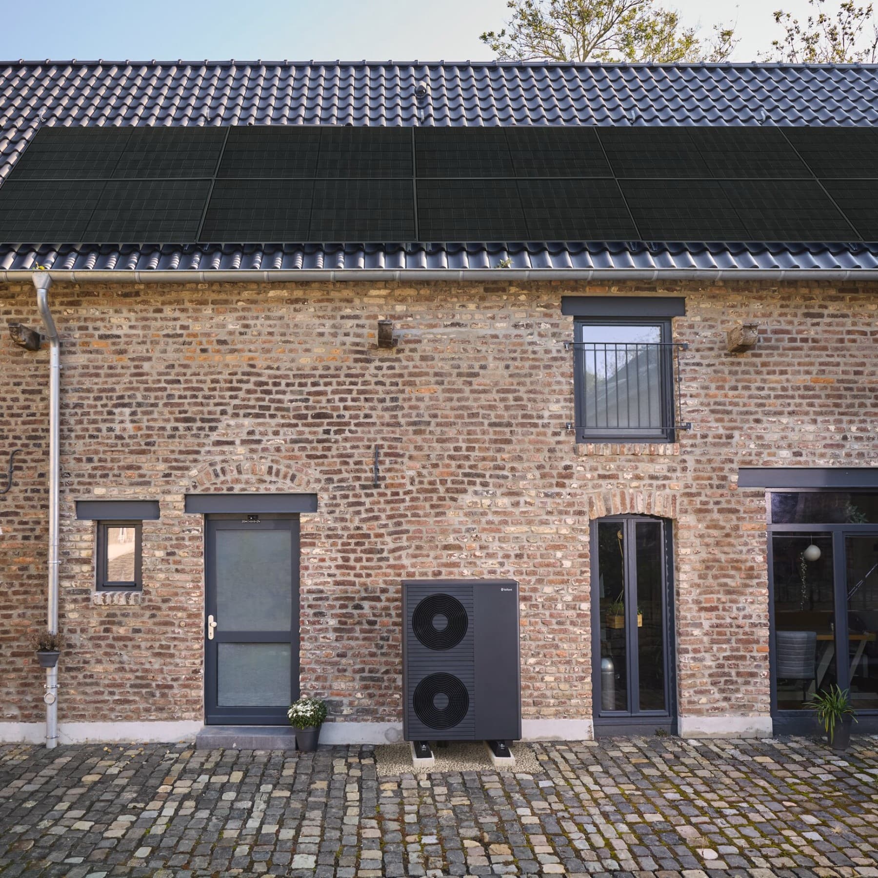 Toiture avec modules photovoltaïques