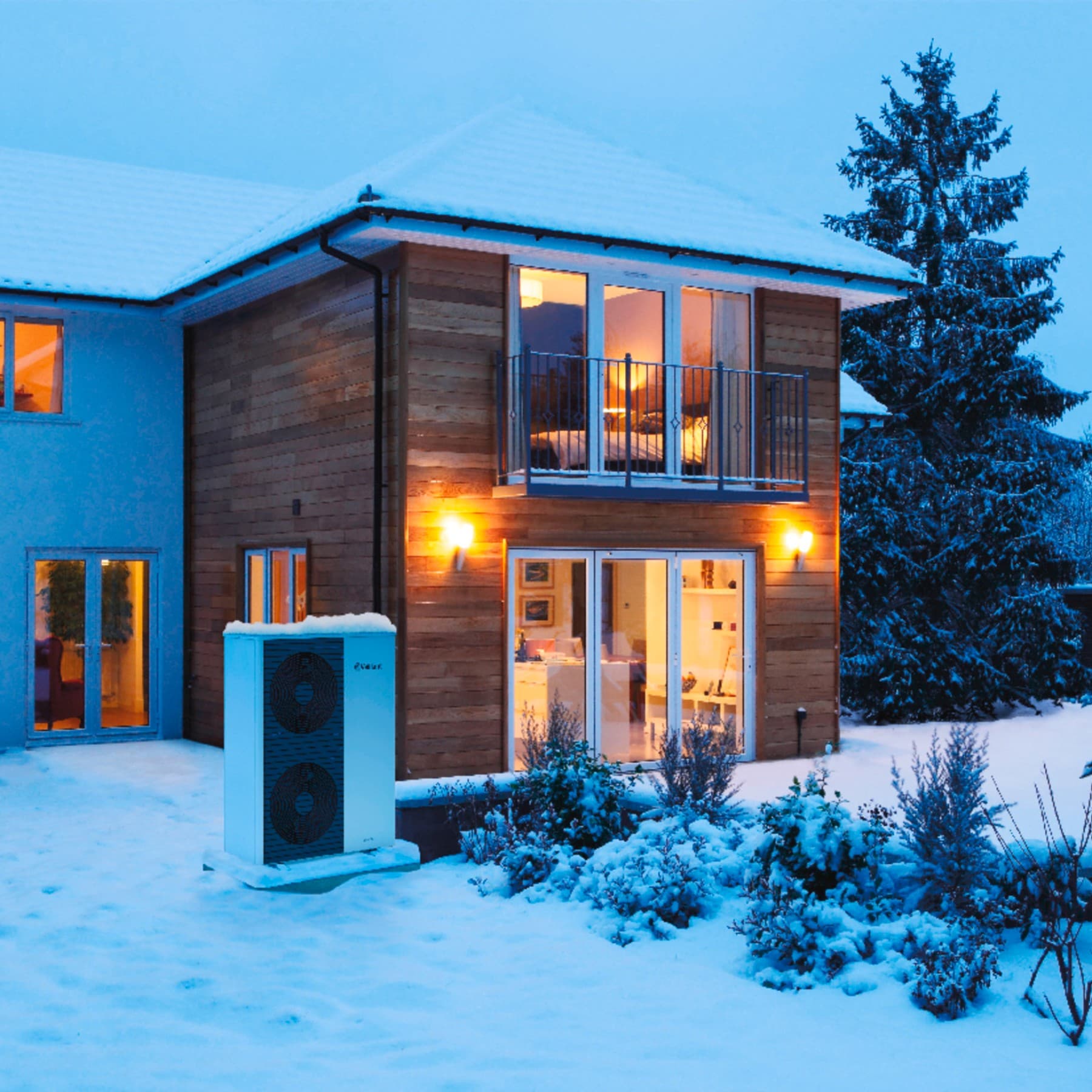 Pompe à chaleur pendant les mois d'hiver pour les habitations