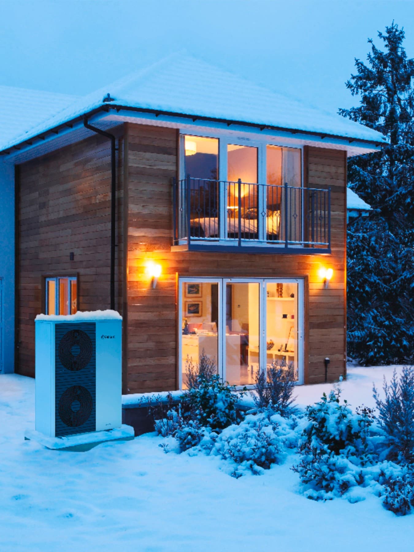 Pompe à chaleur pendant les mois d'hiver pour les habitations