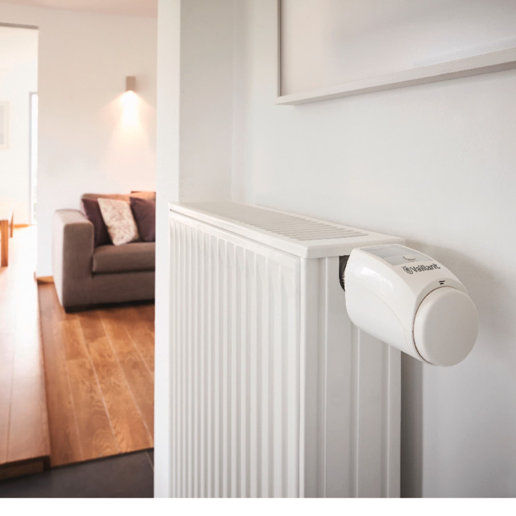 Radiator met Vaillant-thermostaat