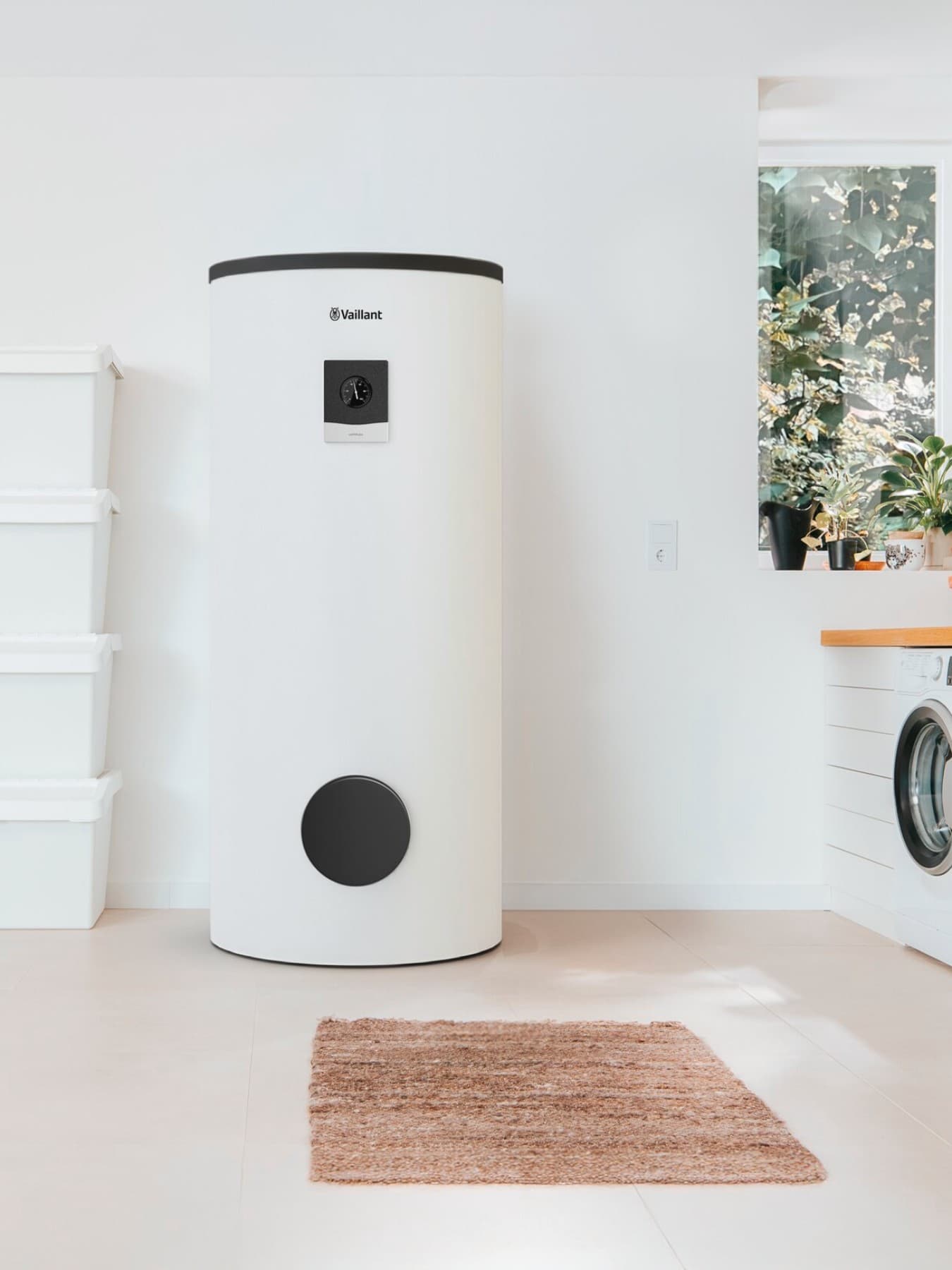 Boiler séparé dans une buanderie