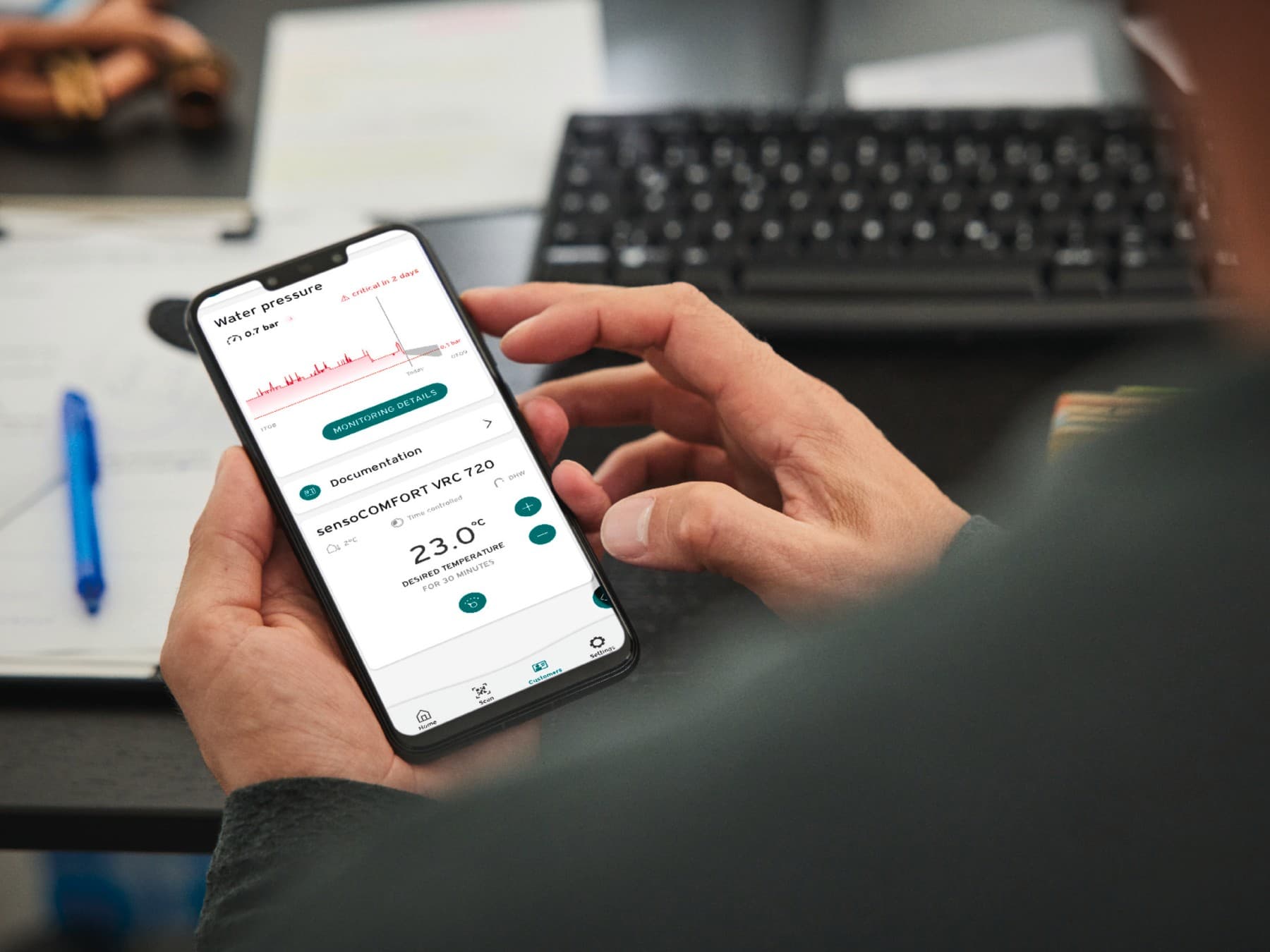 Image détaillée smartphone | Vaillant