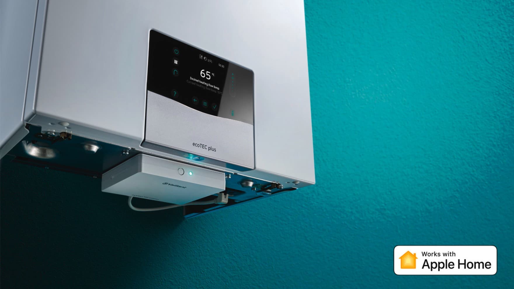 myVAILLANT connect intègre la technologie Apple HomeKit.